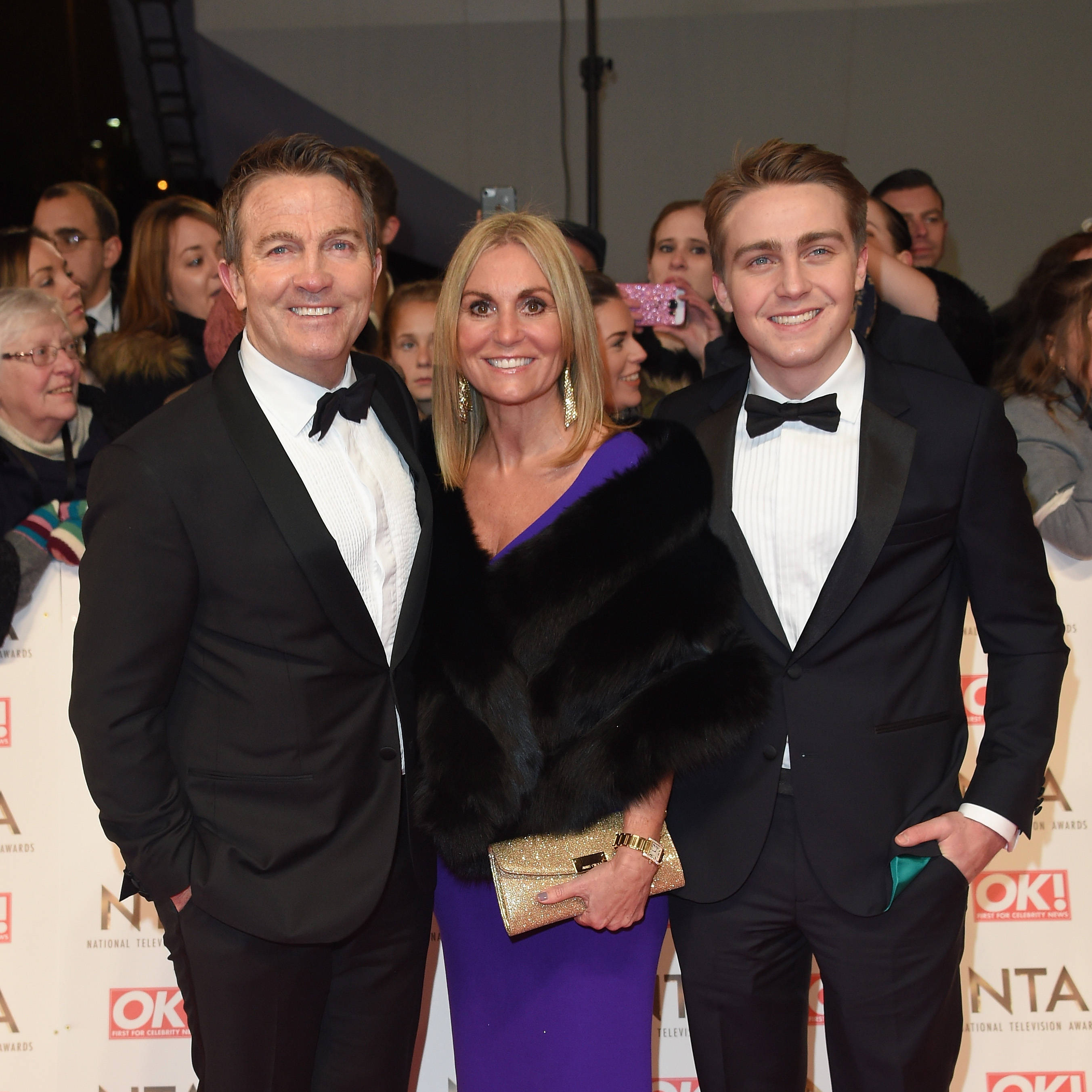 Bradley Walsh with his Wife and Son - Heart Radio