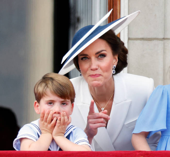 Kate and William joked that Prince Louis had 'especially' enjoyed the weekend of celebrations