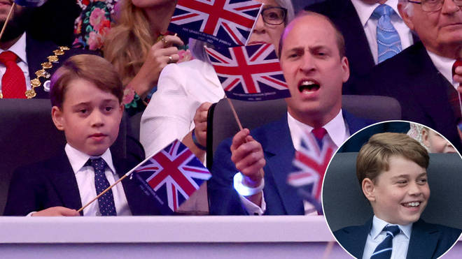 Adorable moment Prince George and Prince William sing along to 'Sweet  Caroline' together - Heart