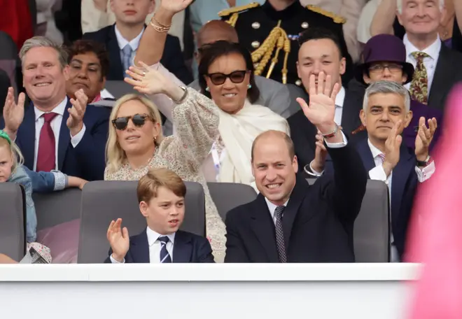 Prince George and Prince William sung along to Sweet Caroline