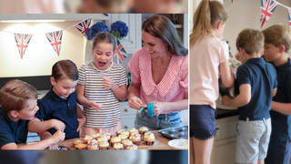 Kate Middleton and her kids baked in their kitchen