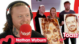 Nathan Wyburn made Amanda Holden's face out of toast