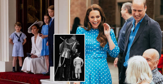 The Duke and Duchess of Cambridge have shared behind the scenes pics from the Jubilee