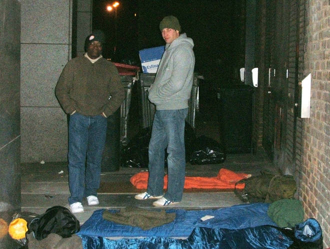 Back in 2009, Prince William slept on the streets to help raise awareness of homelessness in the UK
