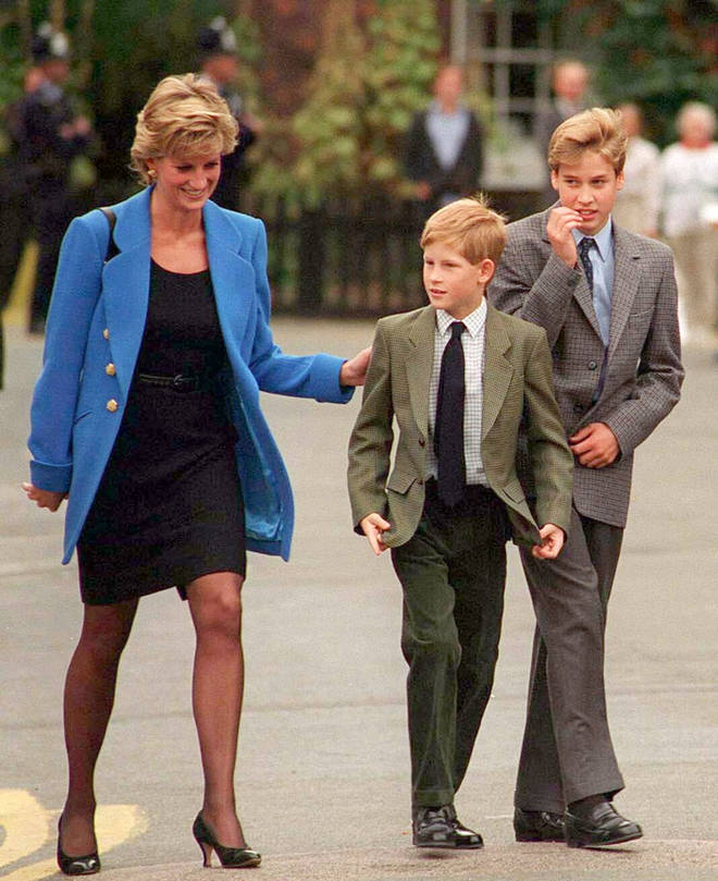 Princess Diana was always keen to teach her children about life outside of the Palace