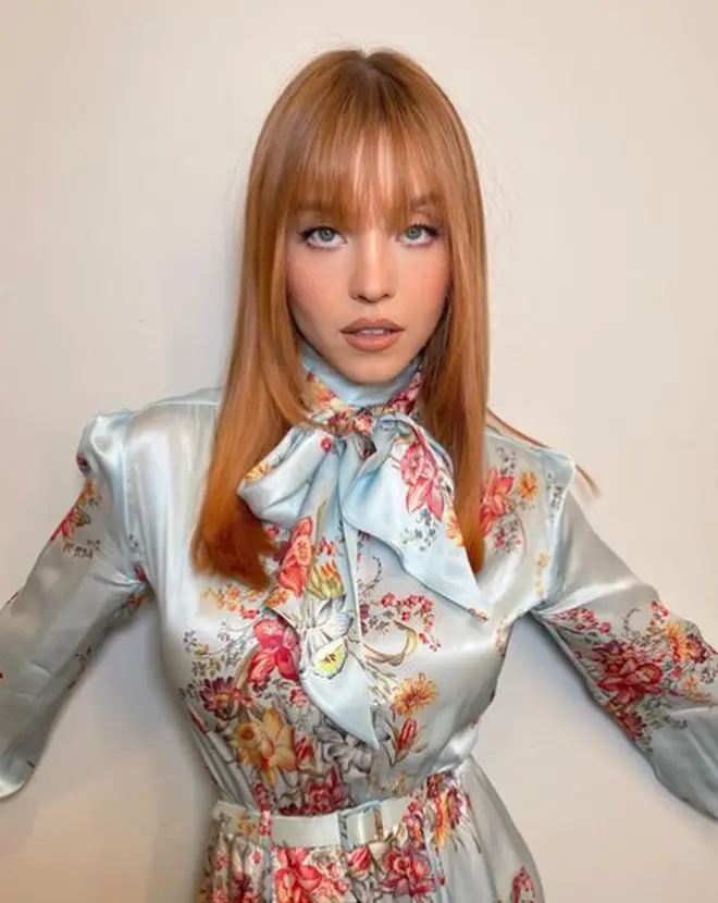 Sydney Sweeney dyed her blonde hair copper