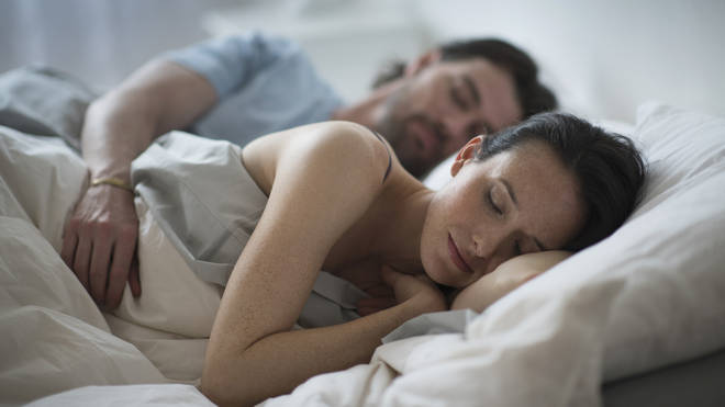 A doctor has warned couples against sharing a bed (stock image)