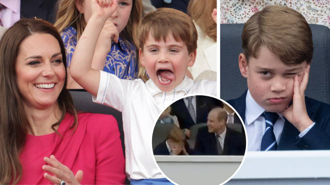 Prince George was not impressed with Prince Louis' behaviour