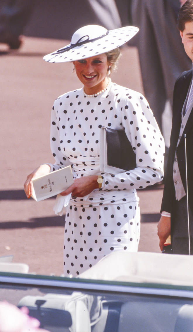 Princess Diana wore a very similar outfit to Royal Ascot in 1986