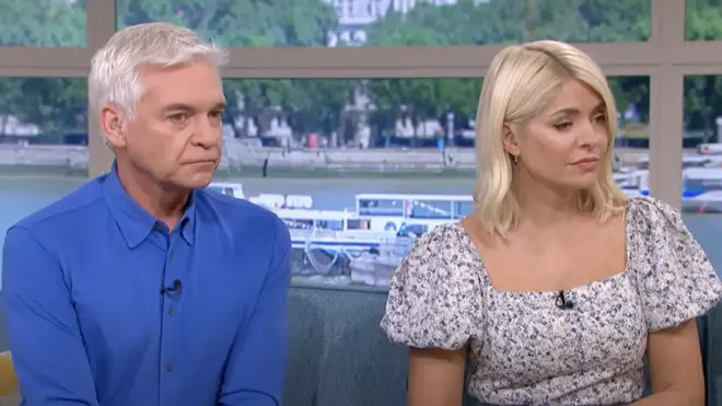 Phillip Schofield had to fight to hold back tears during the interview