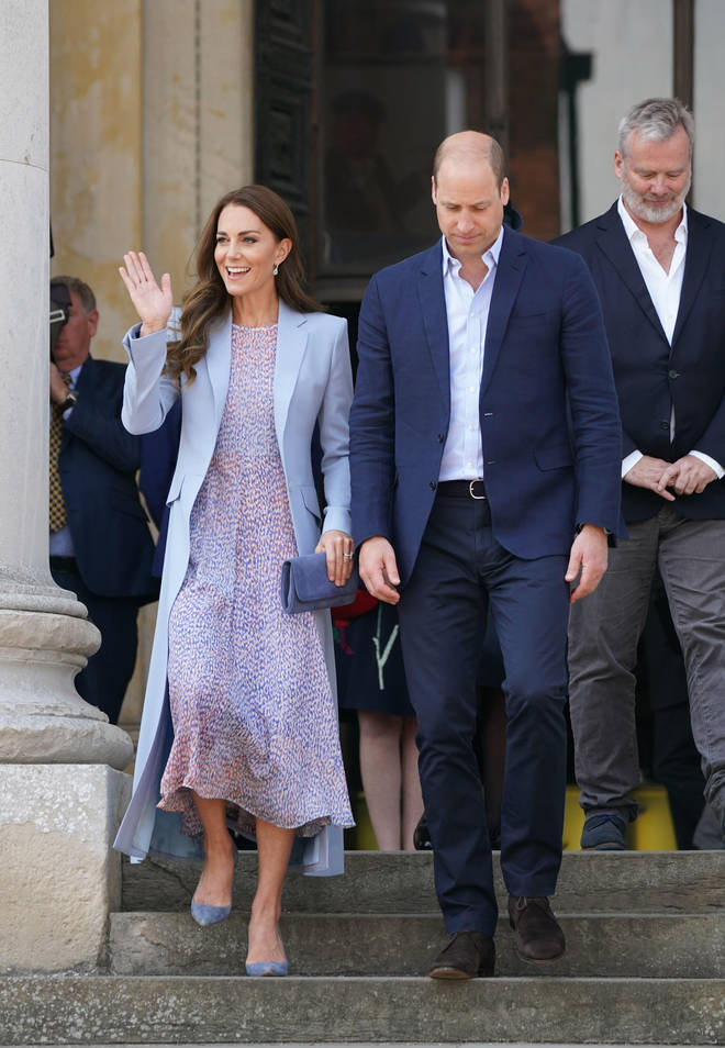 The Duke and Duchess of Cambridge went to view the painting at the Fitzwilliam Museum, Cambridge