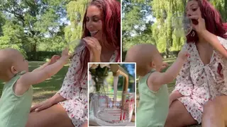 Stacey Solomon has shared a genius way she keeps Rose entertained