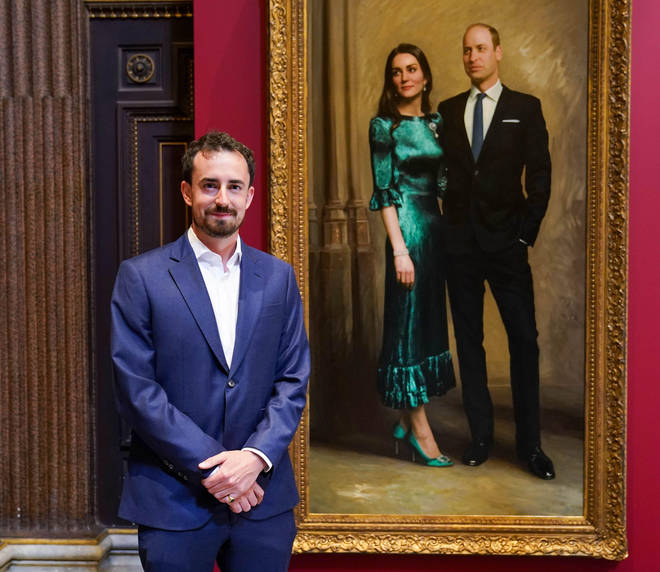 Jamie Coreth painted the beautiful portrait of William and Kate