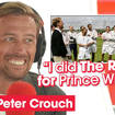 Peter Crouch danced for Prince William