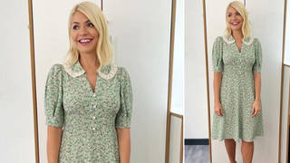 Holly Willoughby is wearing a dress from LK Bennett