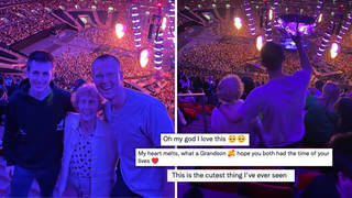 Heart-warming video shows grandma, 86, dancing with grandson at Ed Sheeran concert