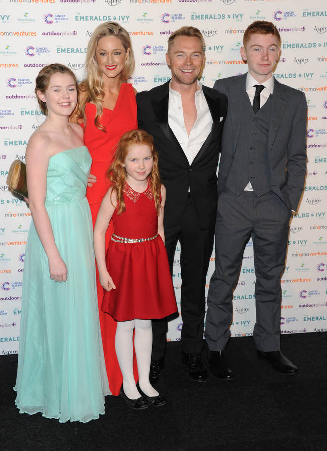 Ronan Keating has shared a message to his son