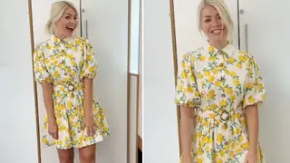 Holly Willoughby is wearing a dress from Oasis