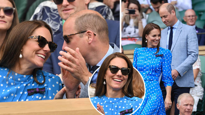 Kate and William were at Wimbledon today