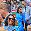 Kate and William were at Wimbledon today