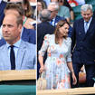 The Duchess of Cambridge looked very happy when she spotted her parents in the crowd
