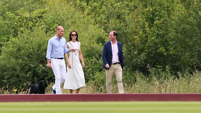 Prince William played in the match which raises money for charities connected to himself and the Duchess of Cambridge