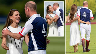 The Duke and Duchess of Cambridge looked so happy as they attended the charity polo match