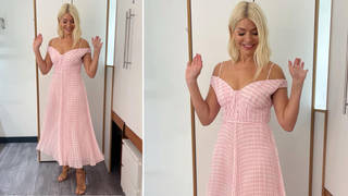 Holly Willoughby is wearing a dress from self-portrait