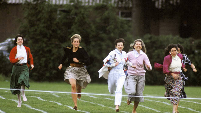 Princess Diana competed in the mothers' race at Prince Harry's sports day