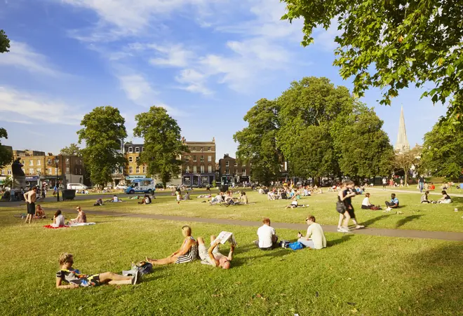 Brits took to green areas across the UK this weekend to bask in the sunshine 