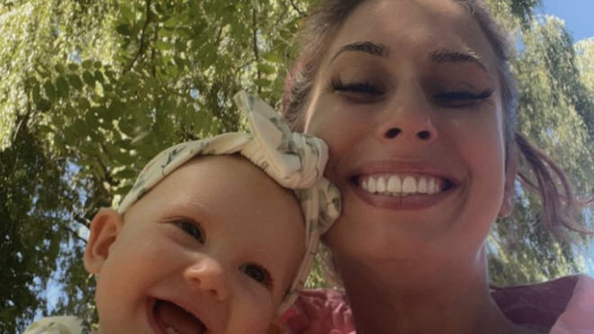 Stacey reunited with baby Rose at their Essex home