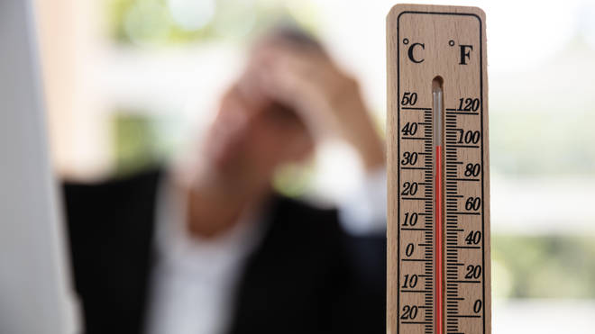 There are laws about the temperatures in offices