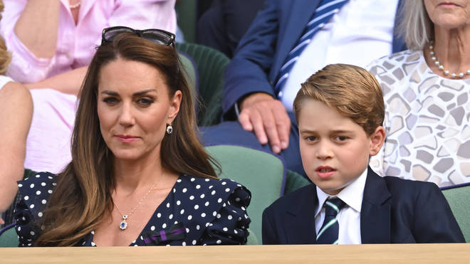 William and Kate are believed to have put Prince George in a suit in order to follow Wimbledon's Royal Box dress code