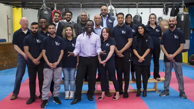 The boxing club is open to everyone of all ages and backgrounds