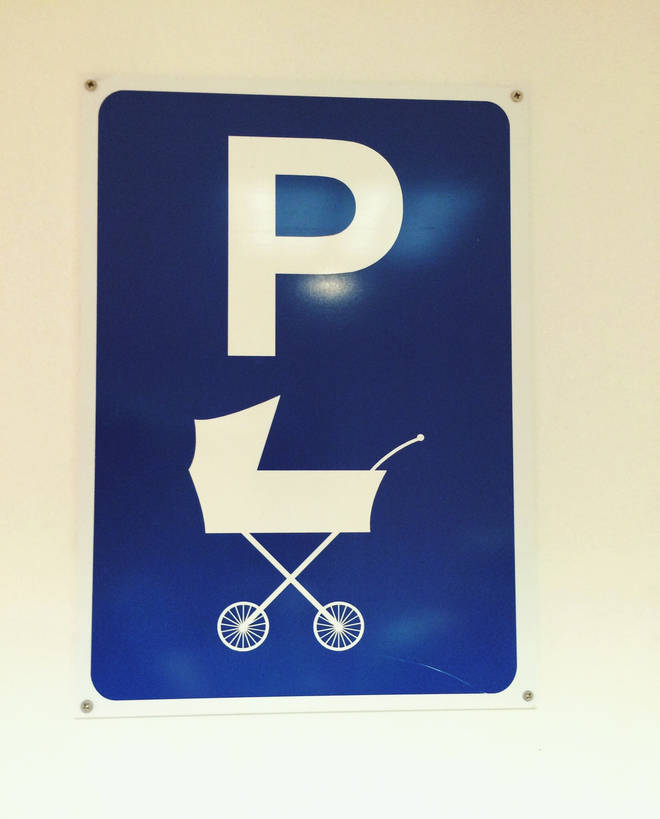 She was fined after parking in a parent and child parking space