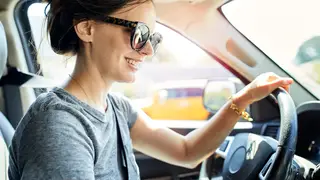 You could be fined for wearing sunglasses while driving
