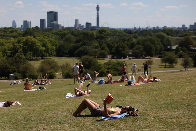 Some parts of the United Kingdom, including London, are expected to swelter in 40°C on Tuesday