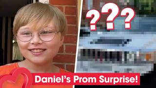 Daniel was given the best prom surprise