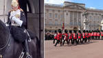 The Queen's guard screamed at a tourist