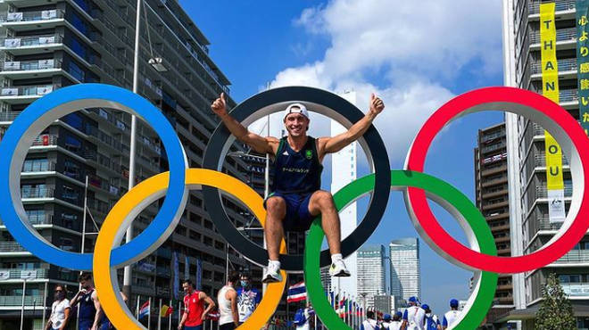 Greg O'Shea competed in the 2020 Tokyo Olympics