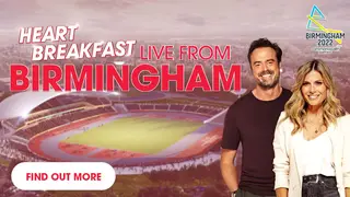Heart Breakfast is live from Birmingham