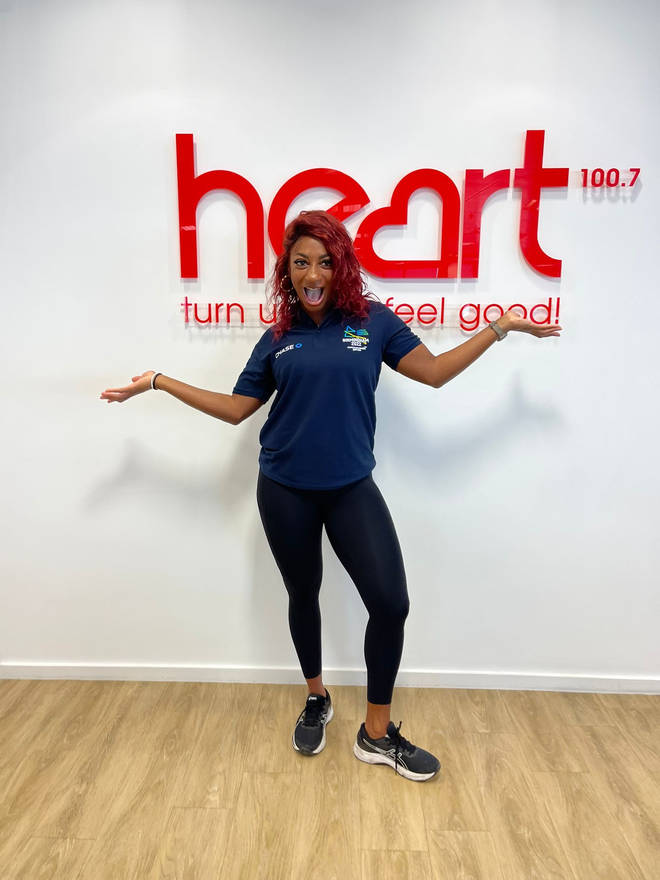 Kadeena Cox joined Heart Breakfast