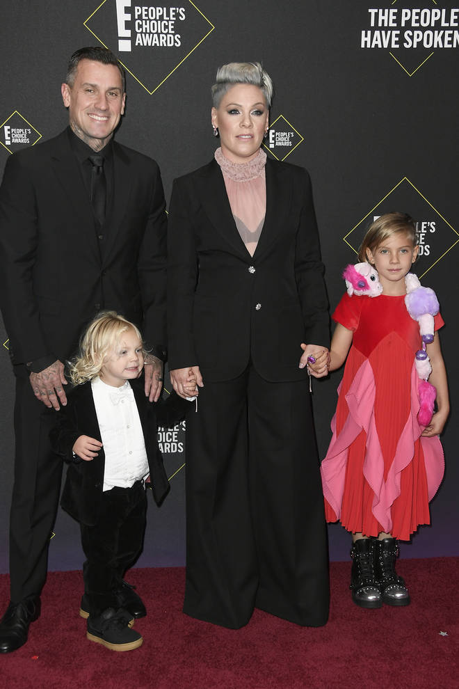 Casey and Pink share two children