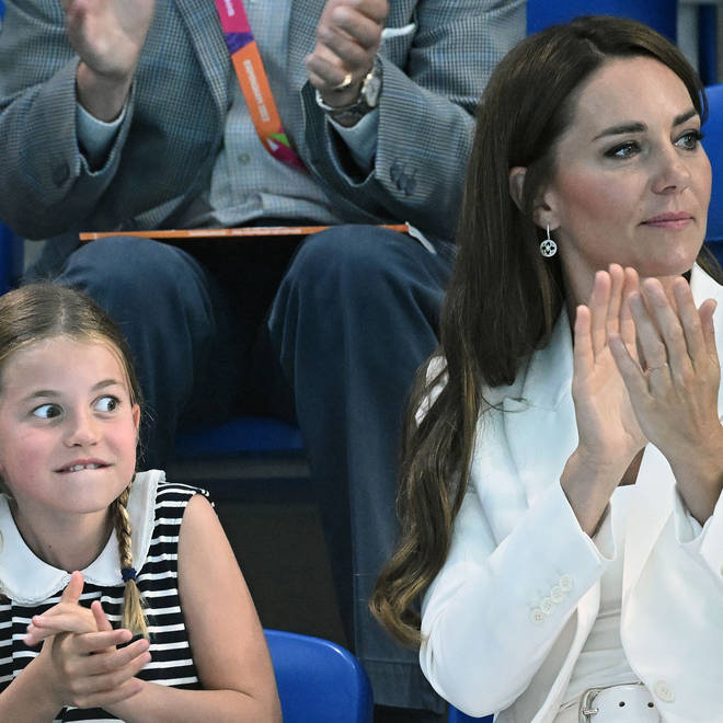Princess Charlotte looked so excited to be attending the Commonwealth Games with her parents