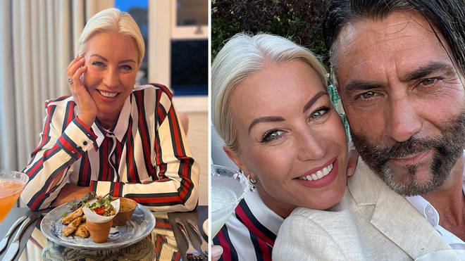 Denise Van Outen has shared pictures of new boyfriend Jimmy