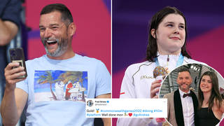 Fred Sirieix is a proud dad after Andrea won gold