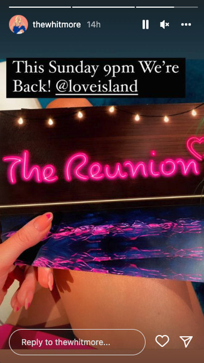 The Love Island reunion is airing on Sunday