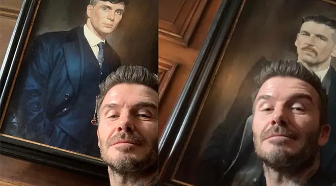 David Beckham spotted on the set of Peaky Blinders