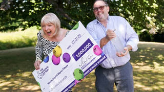 Maxine won £1m in the National Lottery