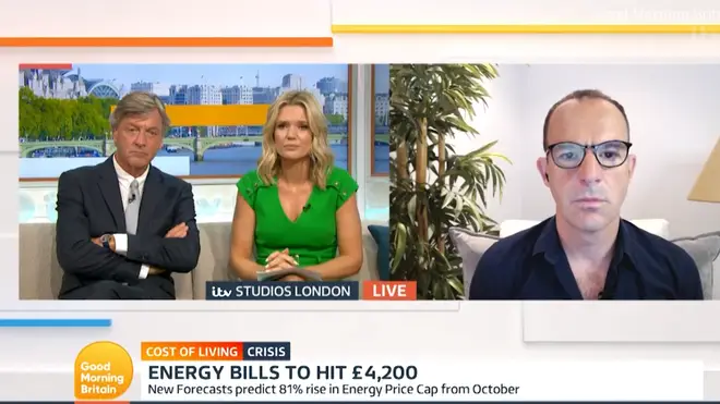 Martin Lewis appeared on Good Morning Britain